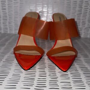 Stylish Orange Women's Mules